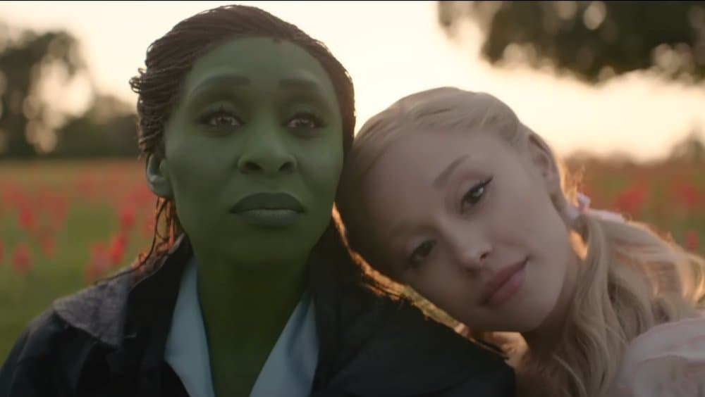 Cynthia Erivo and Ariana Grande in Wicked: For Good